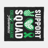 Couverture Polaire Équipe de soutien I Gluten Sans Coeliaque Maladie (Devant (Horizontal))