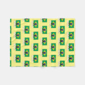 Couverture Polaire Équipe du Brésil de football (Devant (Horizontal))