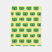 Couverture Polaire Équipe du Brésil de football (Devant)