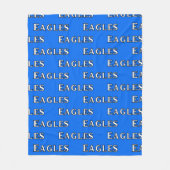 Couverture Polaire Équipe Eagles Blue (Devant)