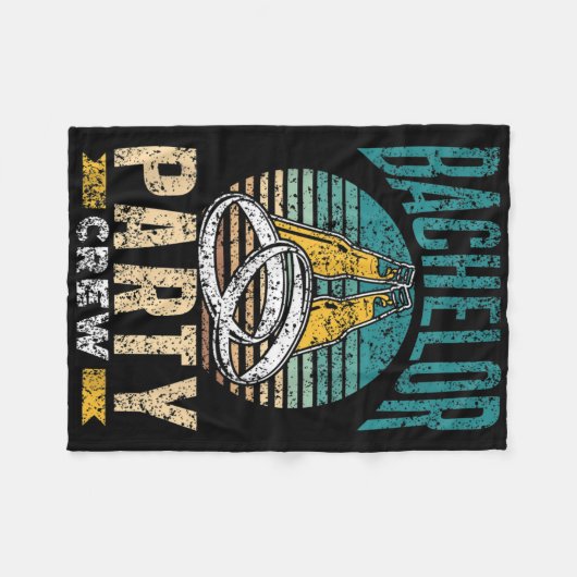 Couverture Polaire Équipe EVJF Marié Mariée  (Devant (Horizontal))