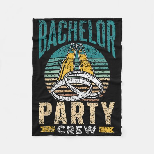 Couverture Polaire Équipe EVJF Marié Mariée (Devant)