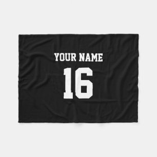 Couverture Polaire Équipe Jersey sportive noire