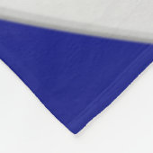 Couverture Polaire équipe orange bleu couleurs géant volley-ball (Coin)