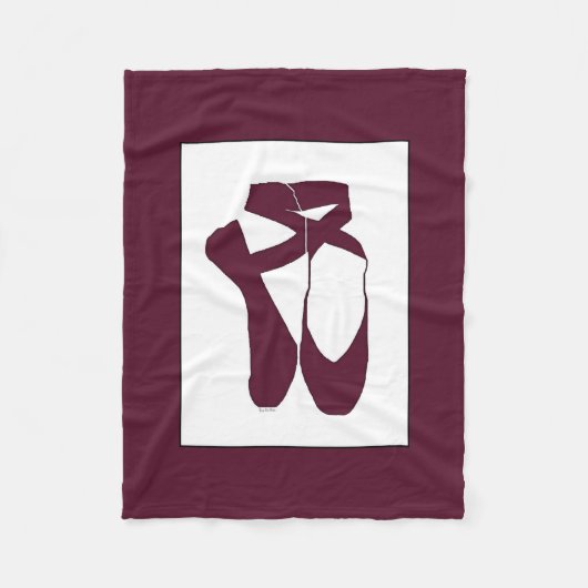 Couverture Polaire Équipe Pointe Ballet Amethyst (Devant)
