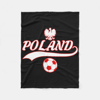 Couverture Polaire Équipe Pologne Coupe du Monde de Football 2018 Mai