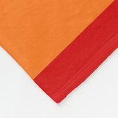 Couverture Polaire Équipe rouge citrouille Orange Jersey Preppy Strip (Coin)