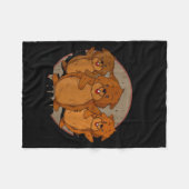 Couverture Polaire Équipe Shadow Crew Groundhog Day Respecte L'Ombre (Devant (Horizontal))