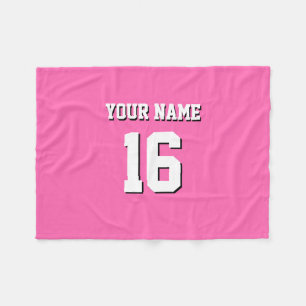 Couverture Polaire Équipe sportive Hot Pink Jersey