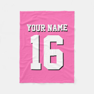 Couverture Polaire Équipe sportive Hot Pink Jersey
