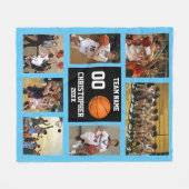 Couverture Polaire Équipe sportive personnalisée (Devant (Horizontal))