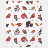 Couverture Polaire Équipement sportif de football avec Motif alimenta (Devant)
