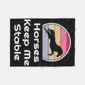 Couverture Polaire Équitation Équestre cavalier équitation Cheval Gar (Devant (Horizontal))