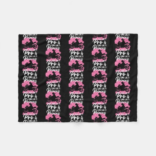 Couverture Polaire Équitation Vélo Fille Moto Vélo (Devant (Horizontal))