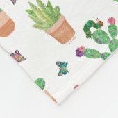 Couverture Polaire Eric Carle | Caterpillar, Cactus et Papillon Pa (Coin)