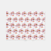 Couverture Polaire Eric Carle | Caterpillar I Love You (Devant (Horizontal))