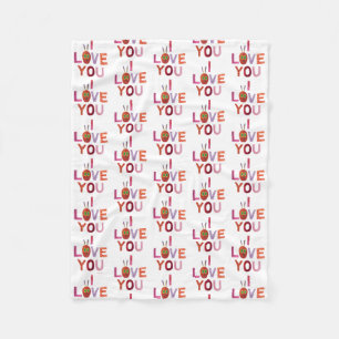 Couverture Polaire Eric Carle   Caterpillar I Love You