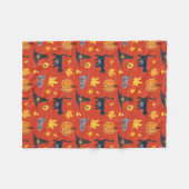 Couverture Polaire Eric Carle | Caterpillar Motif Halloween (Devant (Horizontal))