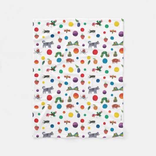 Couverture Polaire Eric Carle | Eric Carle Motif Animaux (Devant)