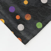 Couverture Polaire Eric Carle | Halloween Polka Motif (Coin)