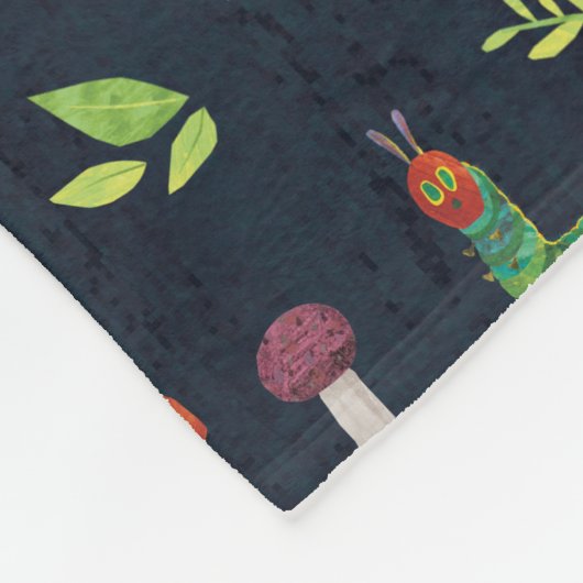 Couverture Polaire Eric Carle | Motif Bugs et Champignons (Coin)