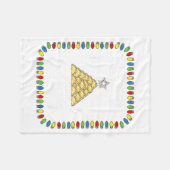 Couverture Polaire Erogi Christmas Tree _ Lish Holiday Lights Funny F (Devant (Horizontal))