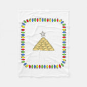 Couverture Polaire Erogi Christmas Tree _ Lish Holiday Lights Funny F (Devant)