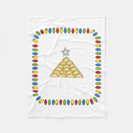Couverture Polaire Erogi Christmas Tree _ Lish Holiday Lights Funny F (Devant)