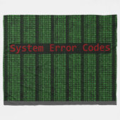 COUVERTURE POLAIRE ERREUR DU SYSTÈME (Devant (Horizontal))