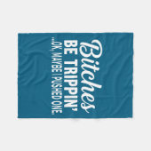 Couverture Polaire Es Be Tripn' Ok Maybe I Pushed One  (Devant (Horizontal))