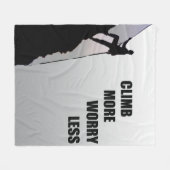 Couverture Polaire Escalade motivationnelle escalade (Devant (Horizontal))