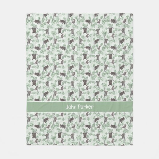 Couverture Polaire Escalade ours brun brun (Devant)