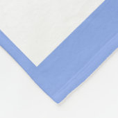 Couverture Polaire "Escape nautique" Ancre de nom de bateau personnal (Coin)