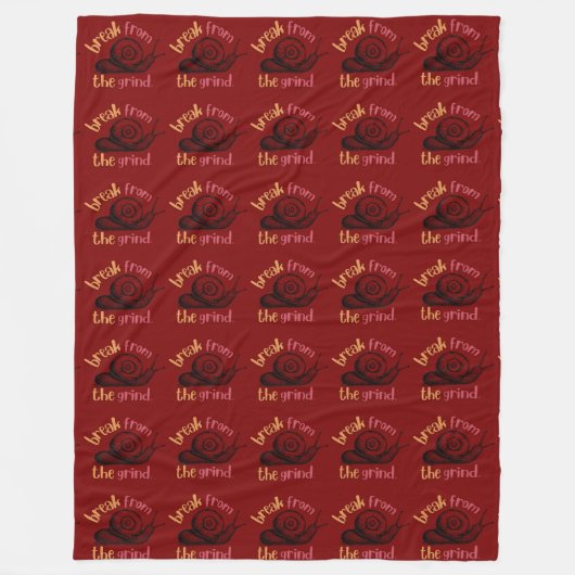 Couverture Polaire Escargot (Devant)