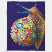 Couverture Polaire Escargot gemme (Devant)