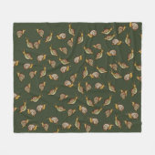 Couverture Polaire Escargots Escargots Aimer jolie nature art (Devant (Horizontal))