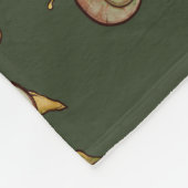 Couverture Polaire Escargots Escargots Aimer jolie nature art (Coin)