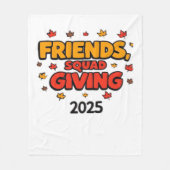 Couverture Polaire Escouade Amis Donnant 2025 Automne Automne Tombe R (Devant)