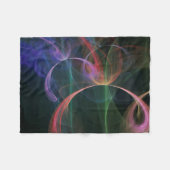 Couverture Polaire Espace d'art abstrait (Devant (Horizontal))
