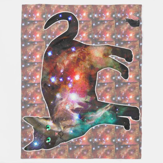 Couverture Polaire Espace De Démarrage En Chat (Devant)