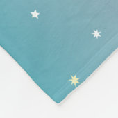 Couverture Polaire Espace extérieur à l'ombre bleu blanc Jalon bébé (Coin)