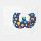 Couverture Polaire Espace extra-atmosphérique 3 ans 3ème anniversaire (Devant (Horizontal))