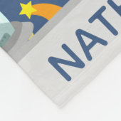 Couverture Polaire Espaces spatiaux Aliens et étoiles personnalisées (Coin)