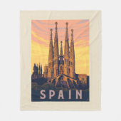 Couverture Polaire Espagne | Familia Sagrada (Devant)