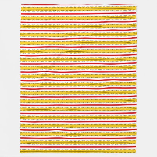 Couverture Polaire Espagnol Stripe gros (Devant)