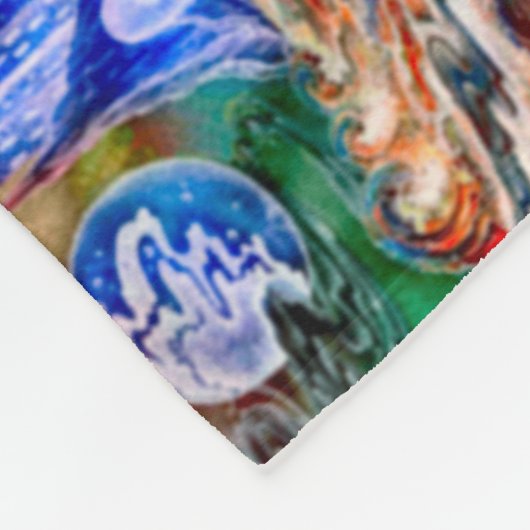 Couverture Polaire Esprit autochtone Apache Shaman Mandala World (Coin)