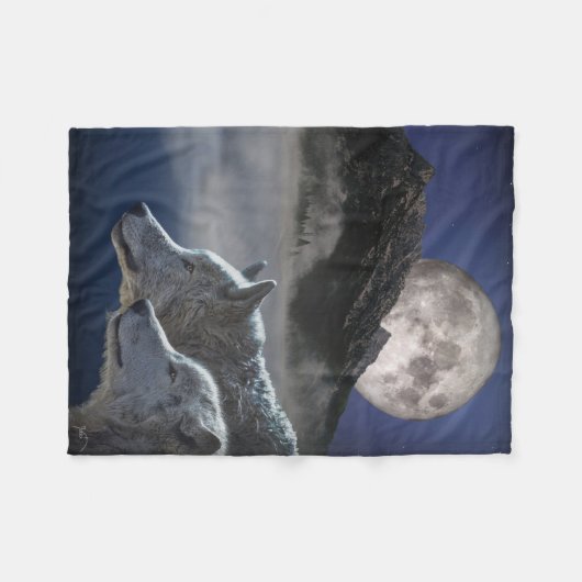 Couverture Polaire Esprit de loup (Devant (Horizontal))