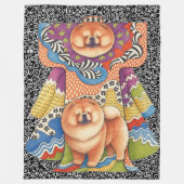 Couverture Polaire ESPRIT DU KIMONO • Chow (Devant)