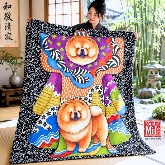 Couverture Polaire ESPRIT DU KIMONO • Chow