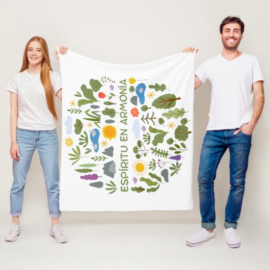 Couverture Polaire Esprit en Harmonie (En situation)